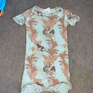 Kate Quinn monkey bamboo romper